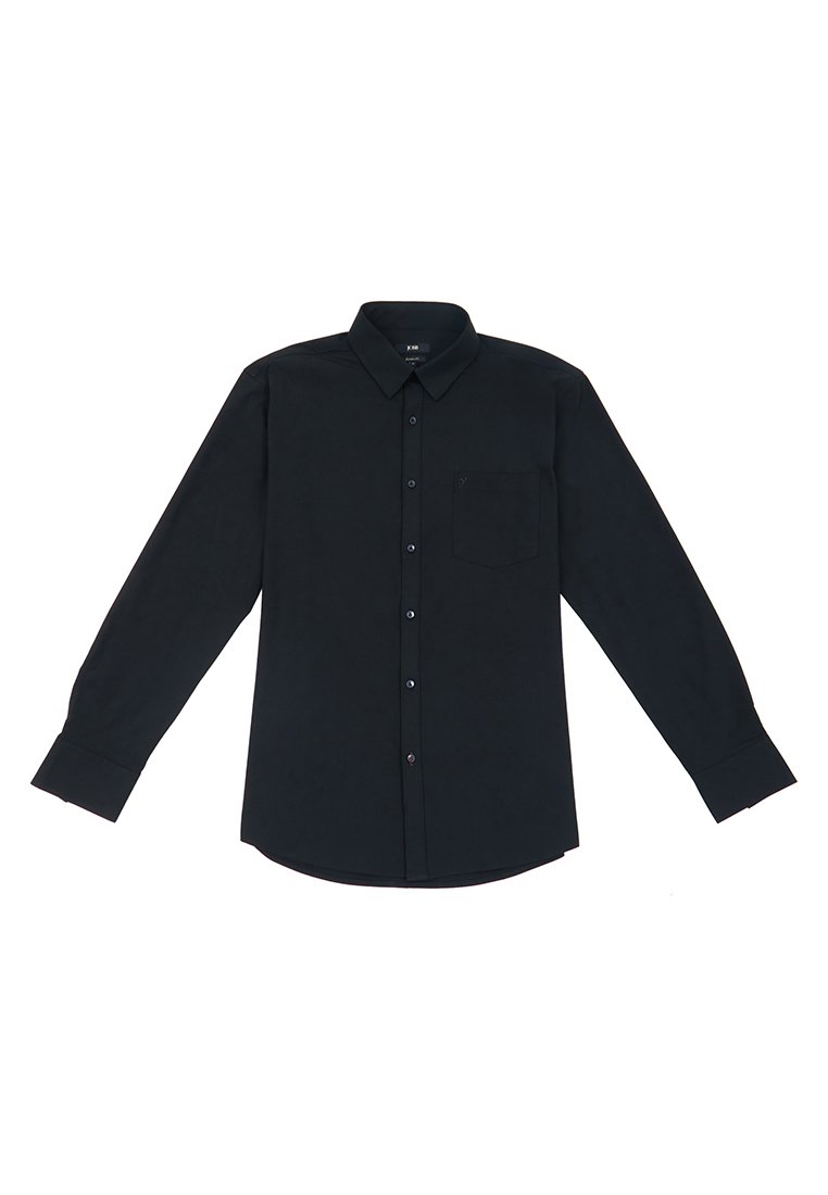 Jobb Steelco Kemeja Pria Lengan Panjang Regular Fit Hitam - Image 6