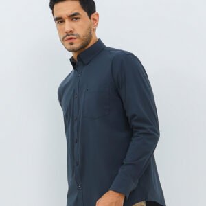 Jobb Steelco Kemeja Pria Lengan Panjang Regular Fit Dark Grey