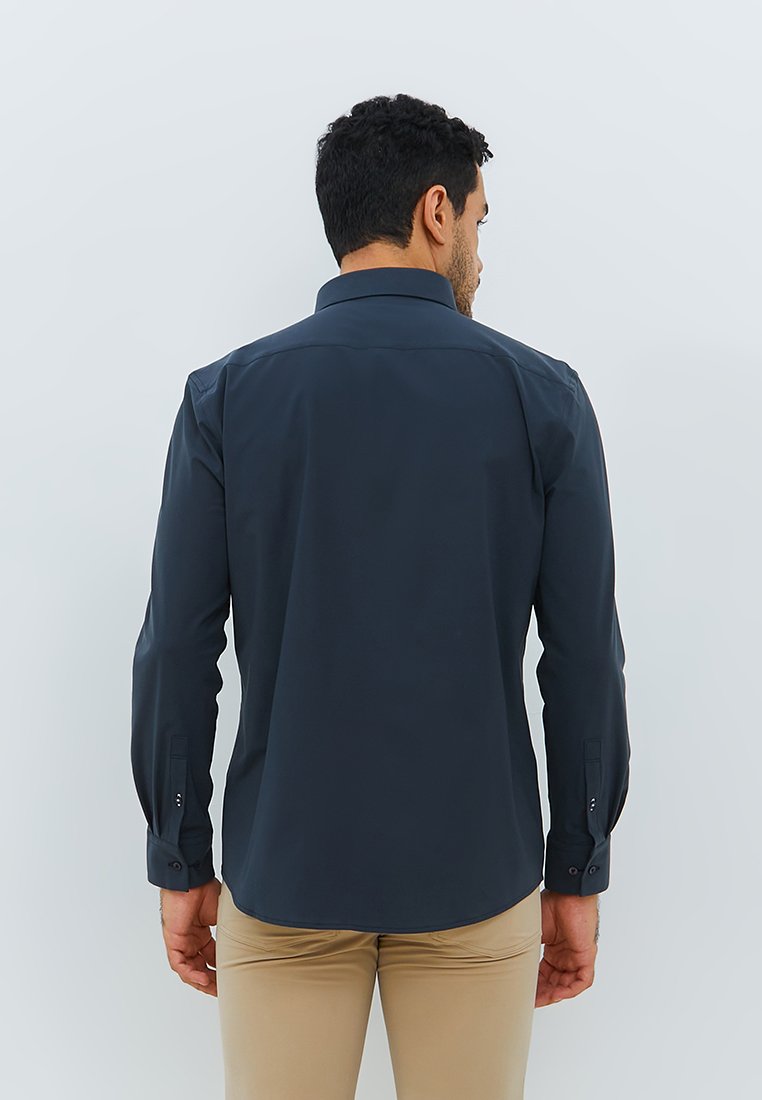 Jobb Steelco Kemeja Pria Lengan Panjang Regular Fit Dark Grey - Image 4