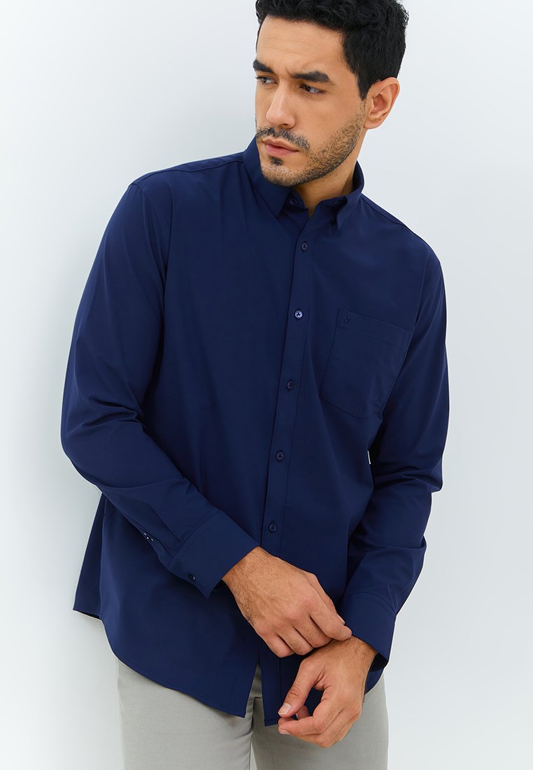 Jobb Steelco Kemeja Pria Lengan Panjang Regular Fit Navy - Image 2