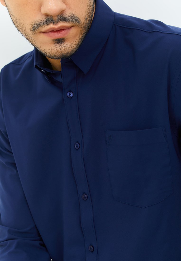Jobb Steelco Kemeja Pria Lengan Panjang Regular Fit Navy - Image 3