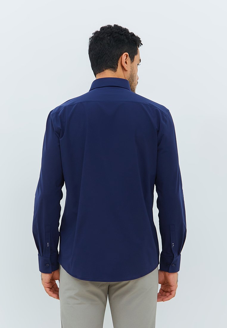 Jobb Steelco Kemeja Pria Lengan Panjang Regular Fit Navy - Image 4