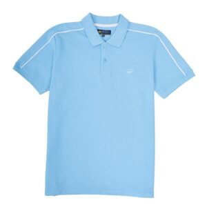 Jack Nicklaus Stellar Polo Shirt Pria Slim Fit Light Blue