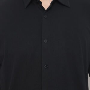 Jobb Swinton Kemeja Pria Lengan Pendek Regular Fit Hitam