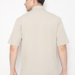 Jobb Swinton Kemeja Pria Lengan Pendek Regular Fit Beige