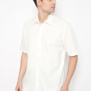 Jobb Swinton Kemeja Pria Lengan Pendek Regular Fit White