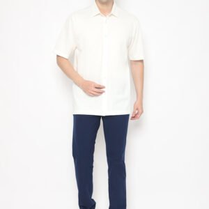 Jobb Swinton Kemeja Pria Lengan Pendek Regular Fit White
