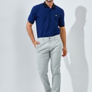 Jack Nicklaus Thunderbird Celana Panjang Pria Slim Fit Light Grey