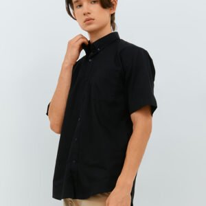 Jobb Vernon Kemeja Pria Lengan Pendek Regular Fit Hitam