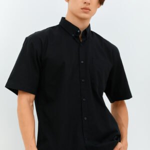 Jobb Vernon Kemeja Pria Lengan Pendek Regular Fit Hitam