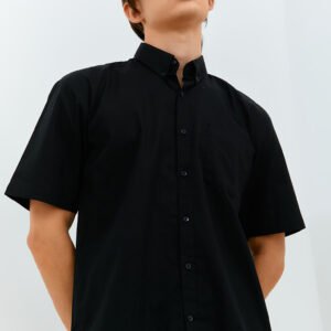 Jobb Vernon Kemeja Pria Lengan Pendek Regular Fit Hitam
