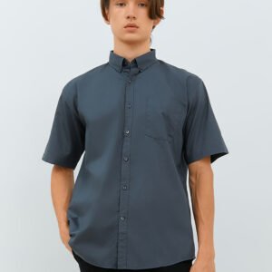 Jobb Vernon Kemeja Pria Lengan Pendek Regular Fit Abu-Abu