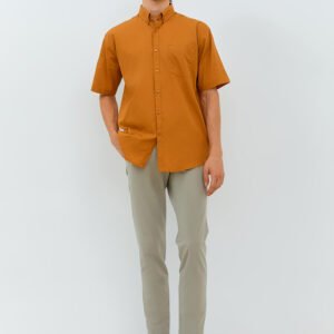 Jobb Vernon Kemeja Pria Lengan Pendek Regular Fit Mustard