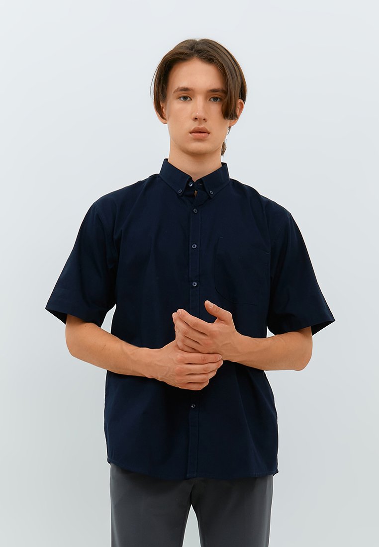 Jobb Vernon Kemeja Pria Lengan Pendek Regular Fit Navy - Image 2