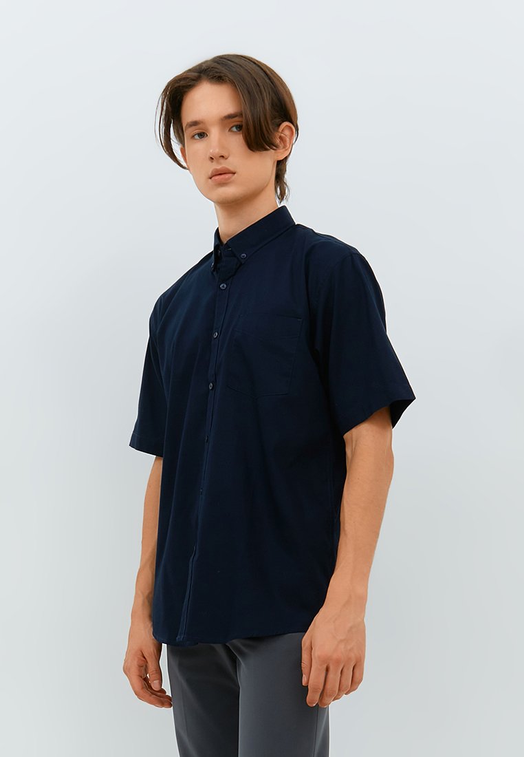 Jobb Vernon Kemeja Pria Lengan Pendek Regular Fit Navy - Image 4
