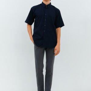 Jobb Vernon Kemeja Pria Lengan Pendek Regular Fit Navy