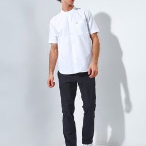 Jack Nicklaus Volga Kemeja Shanghai Pria Pendek Slim Fit White