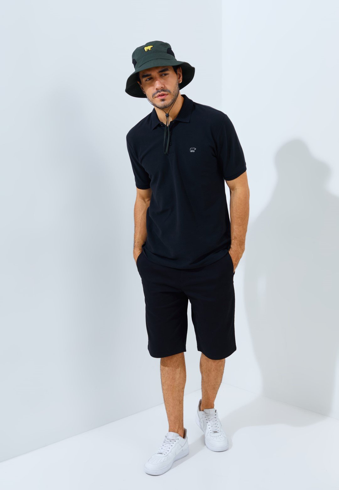 Jack Nicklaus Voyage Topi Pria Army Green - Image 4