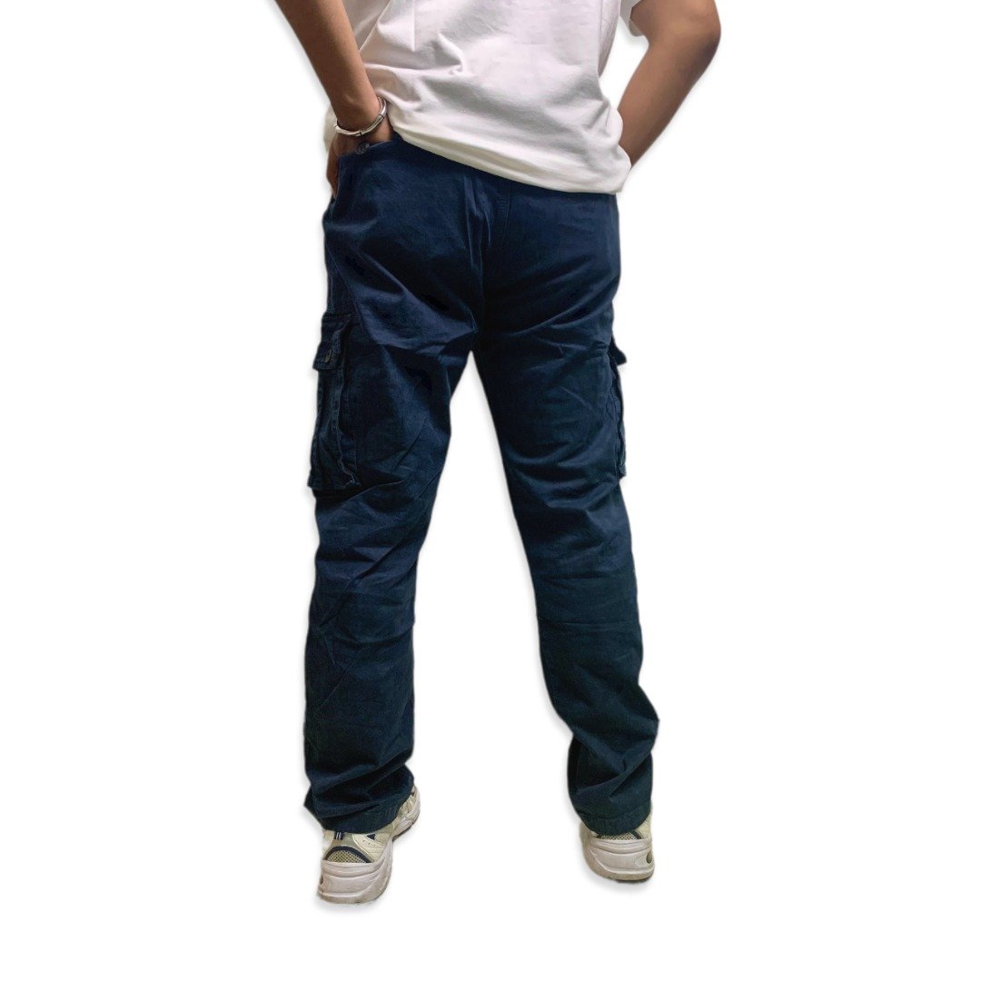 d&f celana panjang cargo - Navy - Image 3