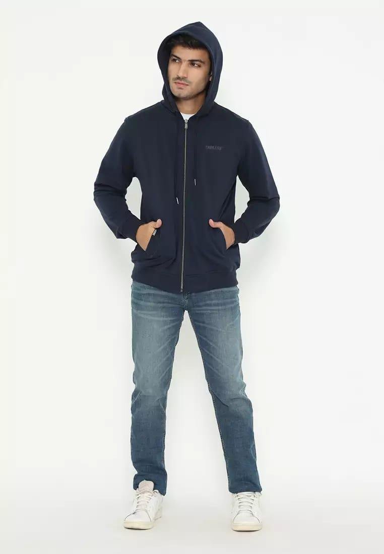 d&f sweatshirt hoodie L/S pria ENDLESS- Navy - Image 4