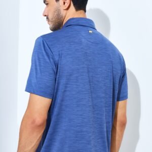 Jack Nicklaus Whitley Premium Tonal Two Color Solid Polo Classic Navy