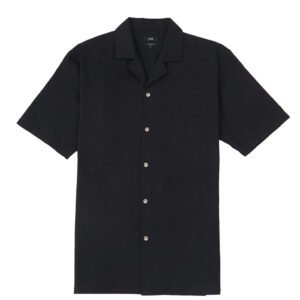 Jobb Wisco Kemeja Pria Lengan Pendek Regular Fit Hitam