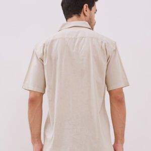 Jobb Wisco Kemeja Pria Lengan Pendek Regular Fit Beige