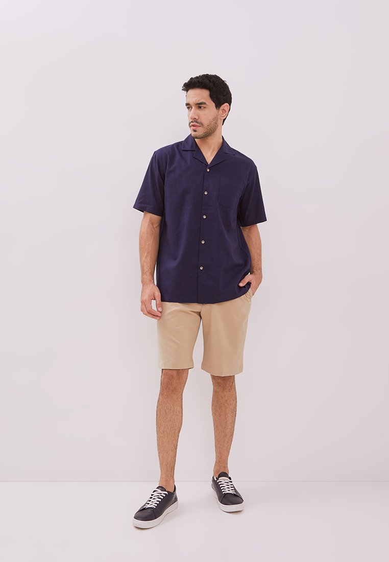 Jobb Wisco Kemeja Pria Lengan Pendek Regular Fit Navy - Image 4