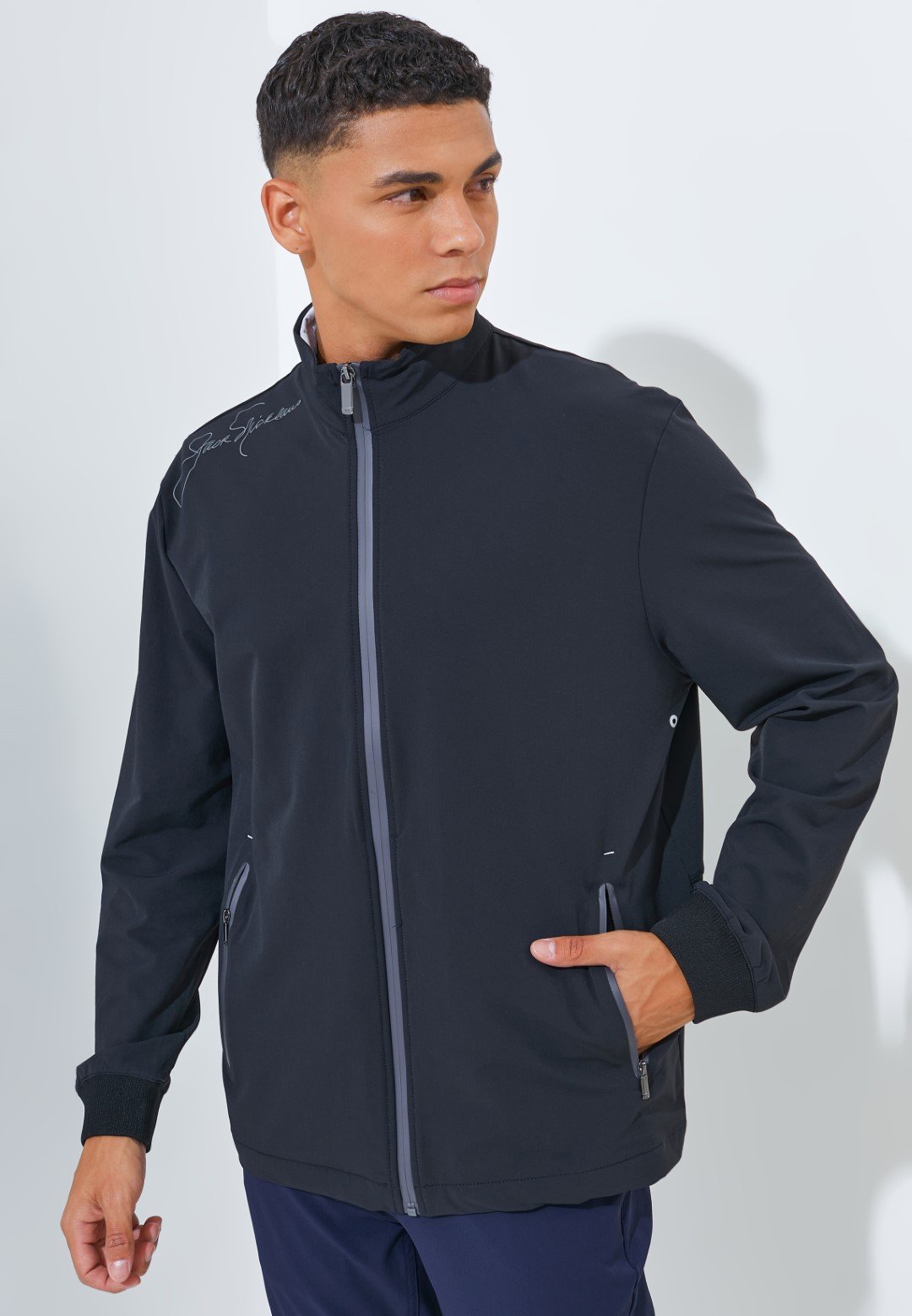Jack Nicklaus Wynn Premium Performance Jacket Caviar