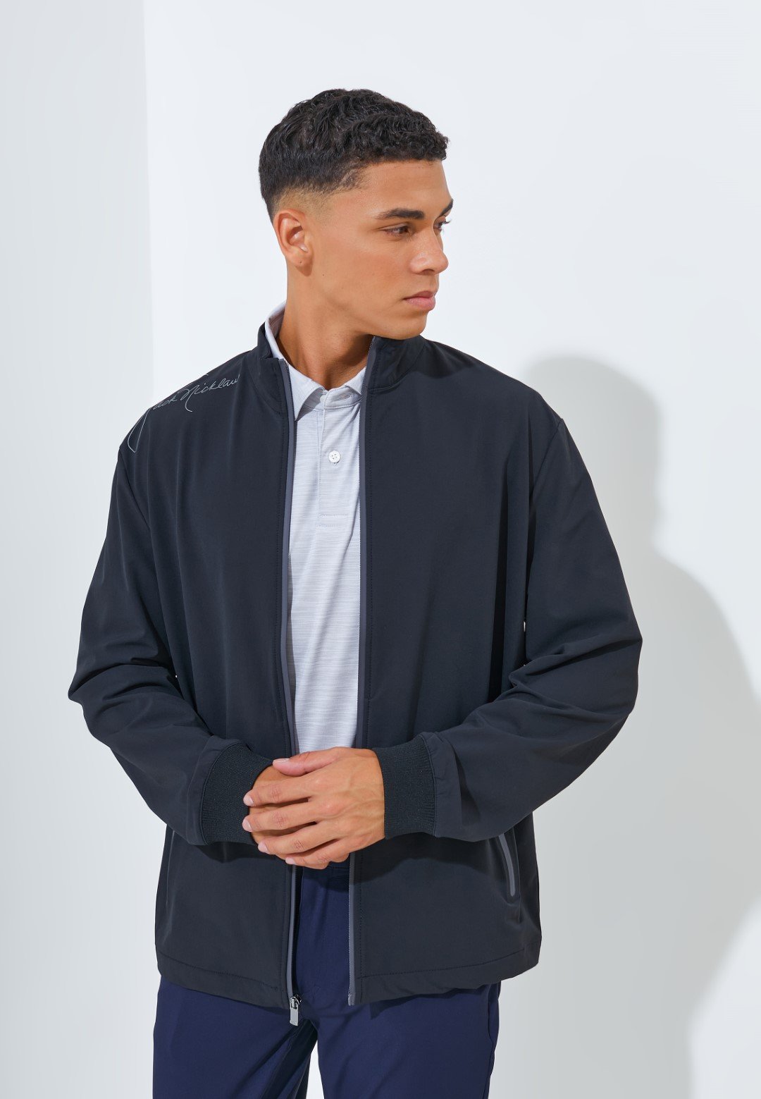 Jack Nicklaus Wynn Premium Performance Jacket Caviar - Image 2