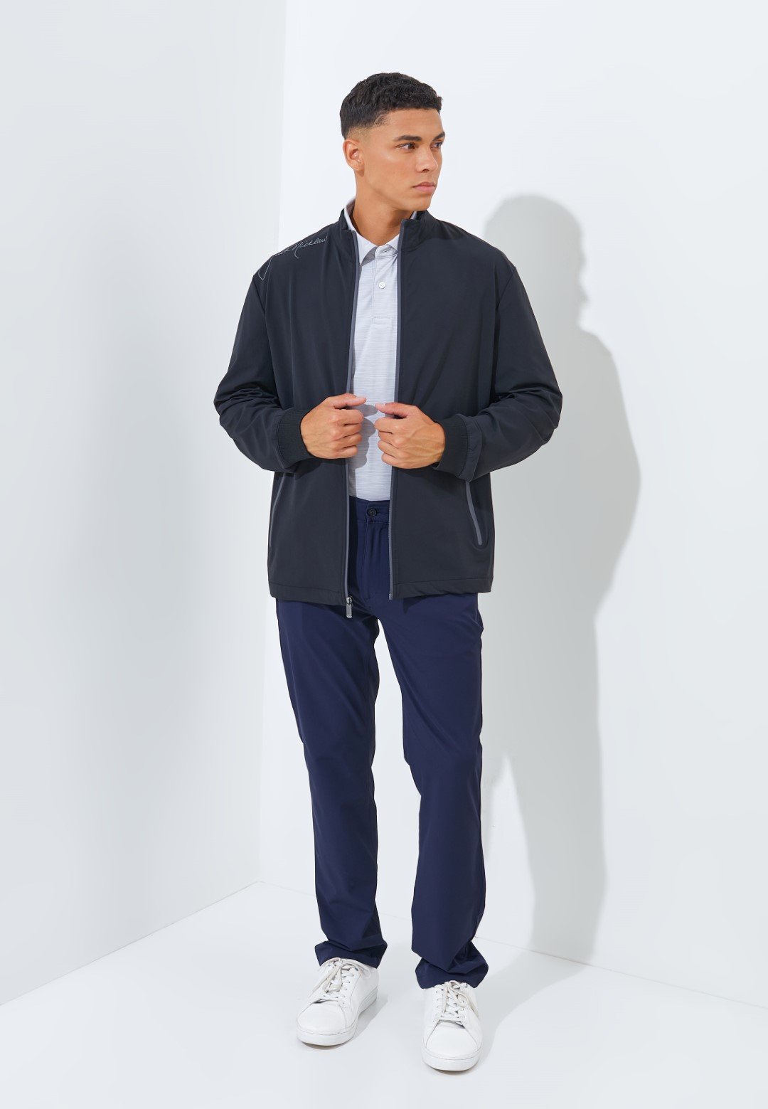 Jack Nicklaus Wynn Premium Performance Jacket Caviar - Image 6