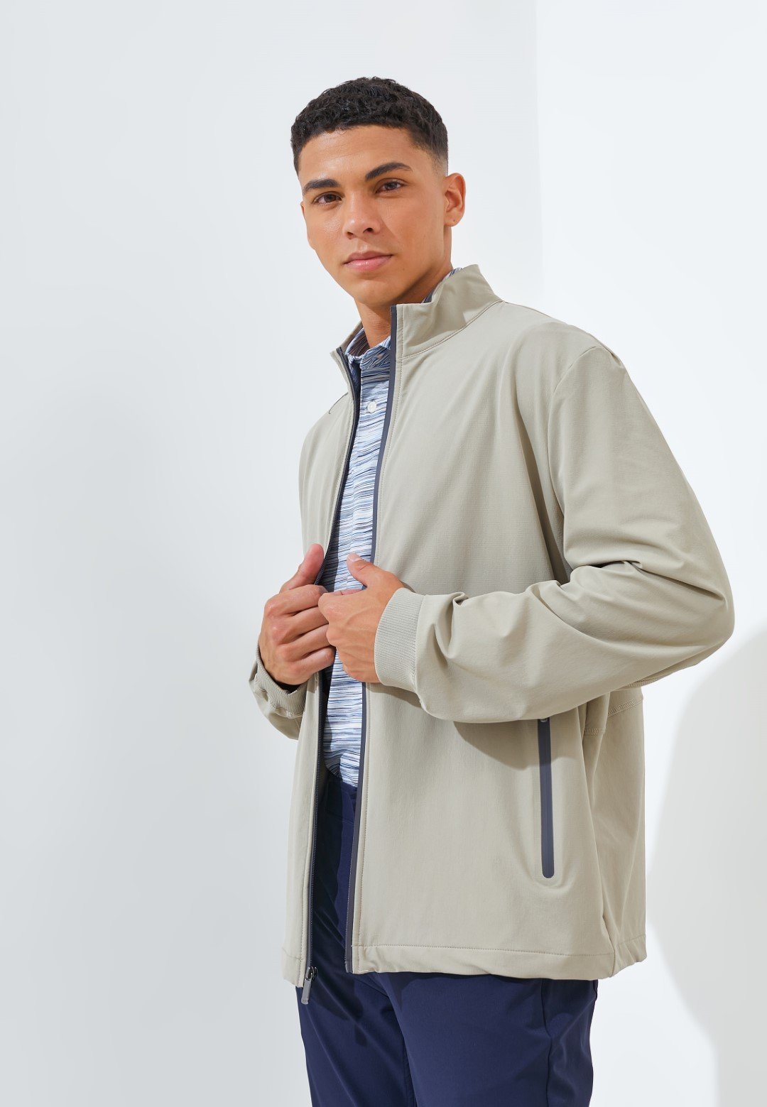 Jack Nicklaus Wynn Premium Performance Jacket Stone - Image 2
