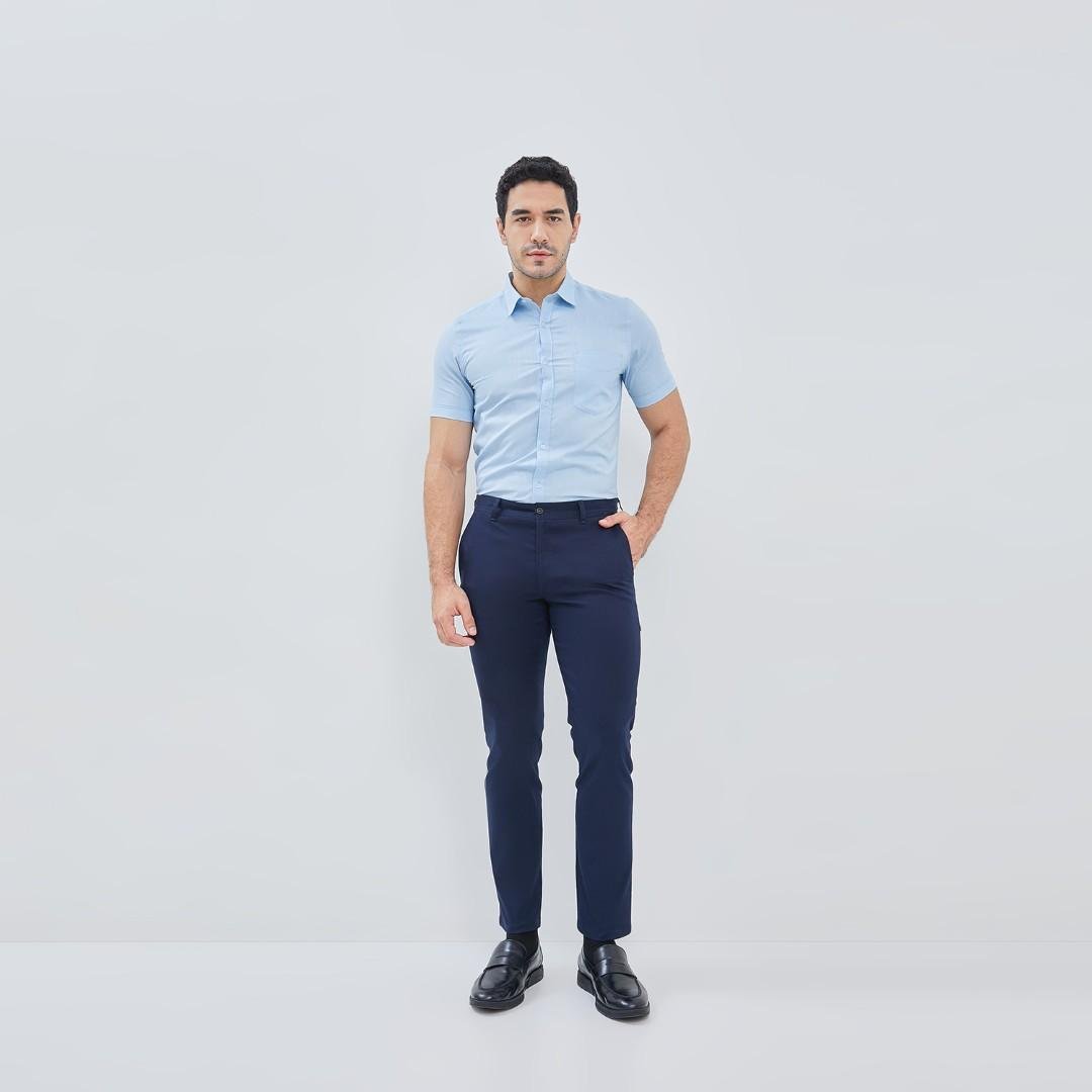Jobb Olivier Celana Panjang Chinos Modern Slim Fit Navy - Image 3