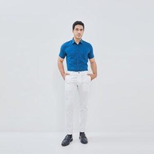 Jobb Olivier Celana Panjang Chinos Modern Slim Fit White