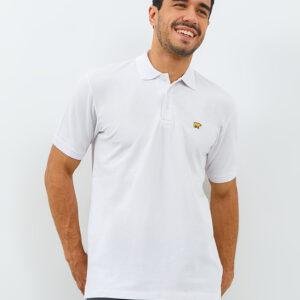 Jack Nicklaus Sherwood Polo Shirt Pria Regular Fit Putih