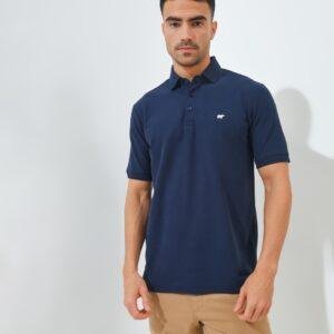 Jack Nicklaus Cairo Polo Shirt Pria Regular Fit Navy