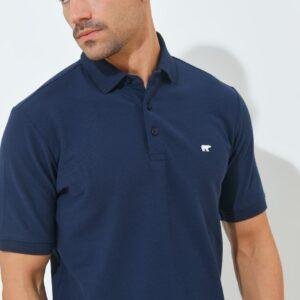 Jack Nicklaus Cairo Polo Shirt Pria Regular Fit Navy