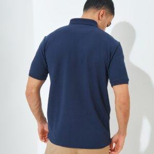 Jack Nicklaus Cairo Polo Shirt Pria Regular Fit Navy