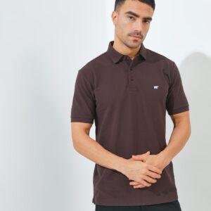 Jack Nicklaus Cairo Polo Shirt Pria Regular Fit Brown