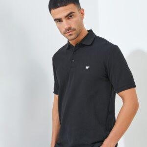 Jack Nicklaus Cairo Polo Shirt Pria Regular Fit Hitam