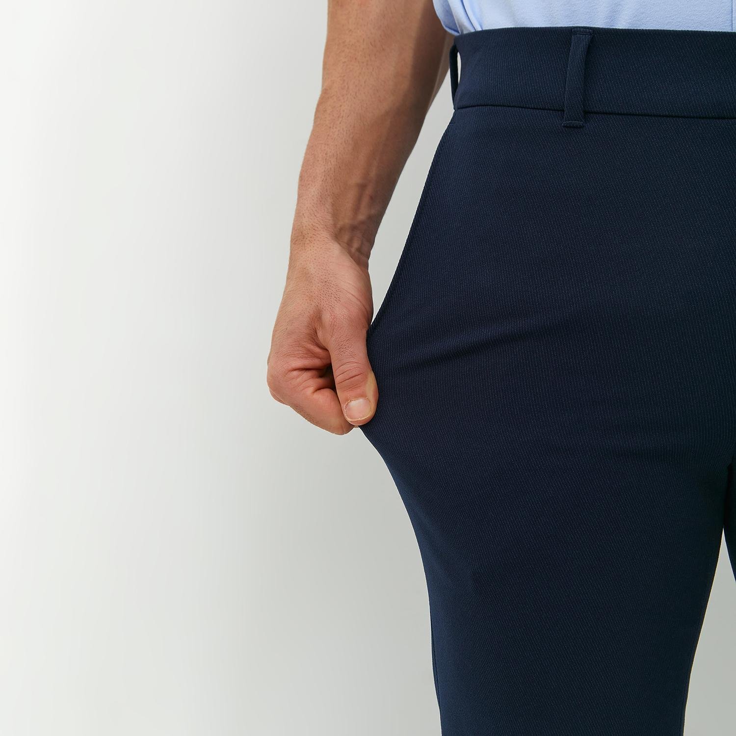 Jobb Brosnan Celana Panjang Modern Slim Fit Navy - Image 4