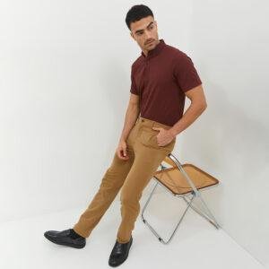 Jobb Brosnan Celana Panjang Modern Slim Fit Dark Khaki