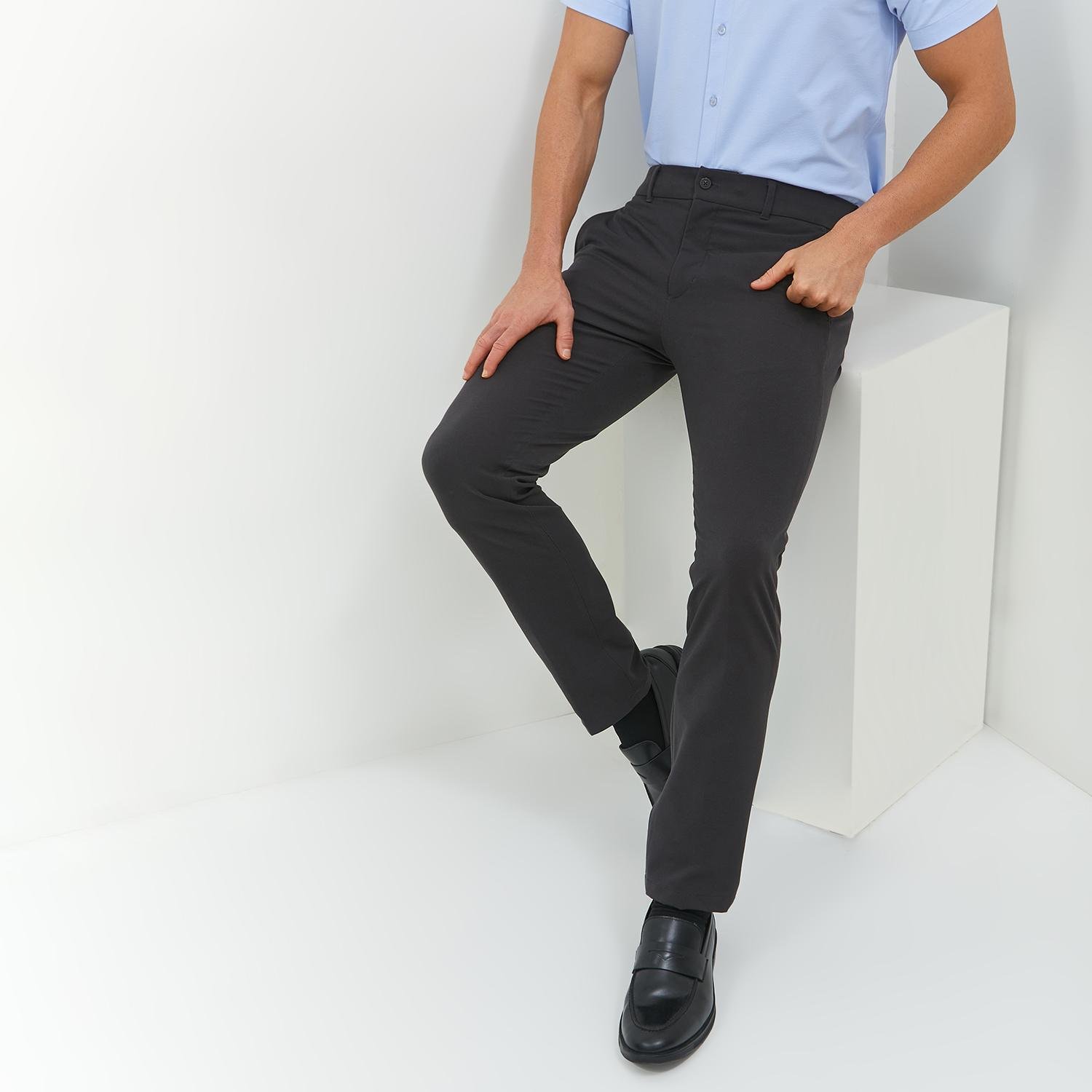 Jobb Brosnan Celana Panjang Modern Slim Fit Dark Grey - Image 2