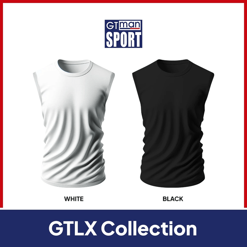 GT Sport Pakaian Dalam Pria GT Man GTLX-SL-WH Isi 1 Pcs – Men Singlet Slim Fit Innerwear 100% Cotton Putih - Image 3