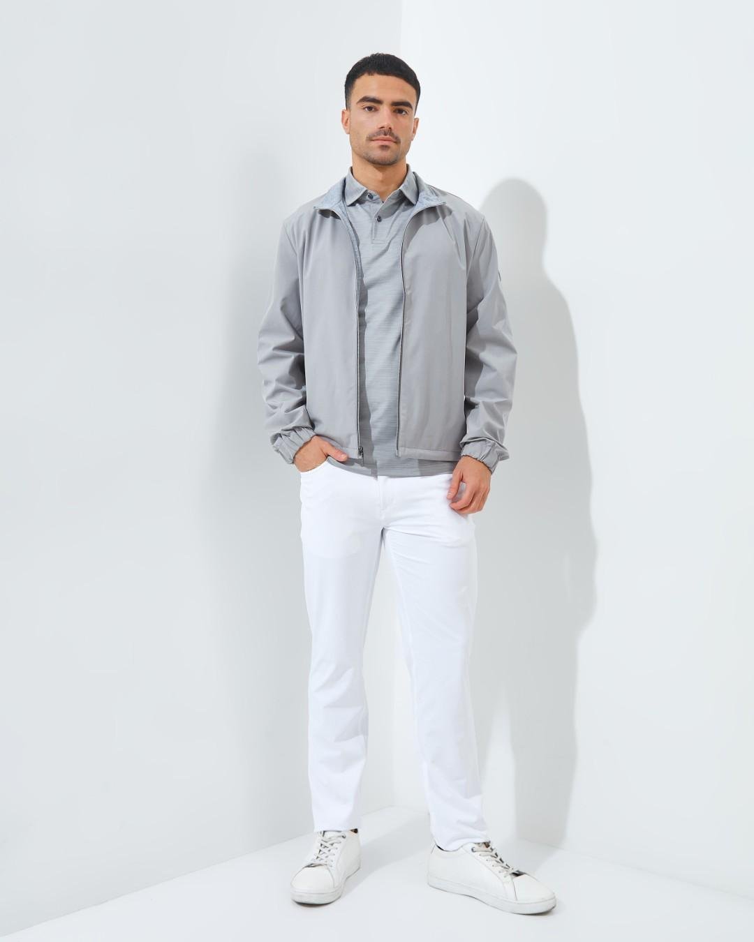 Jack Nicklaus Stanford Premium York Reversible Jacket Grey Blast - Image 6