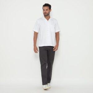 Jack Nicklaus Morpheus Kemeja Pria Lengan Pendek Relaxed Fit White