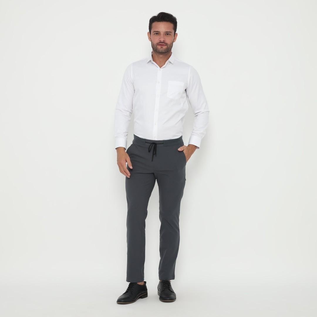 Jobb Venus Celana Panjang Modern Slim Fit Dark Grey - Image 5