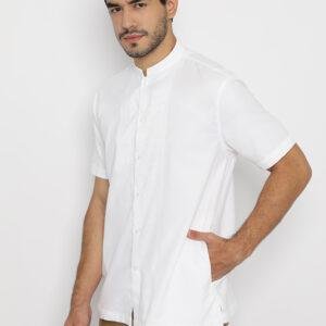 Jobb Attar Baju Koko Pria Lengan Pendek Regular Fit Putih