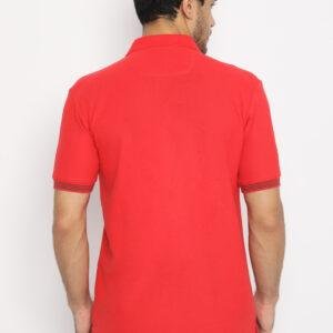Jack Nicklaus Clifton Polo Shirt Pria Lengan Pendek Regular Fit Merah