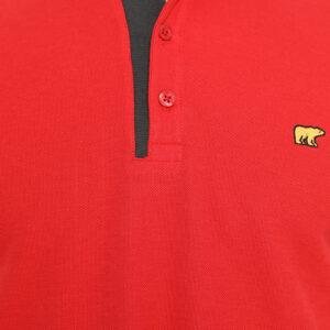 Jack Nicklaus Clifton Polo Shirt Pria Lengan Pendek Regular Fit Merah